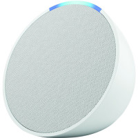 Amazon - Echo Pop (1st Gen) Smart Speaker with Alexa - Glacier White 